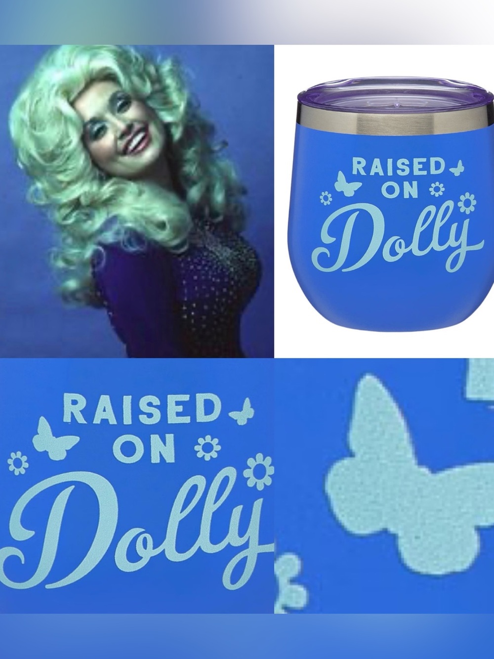 Dolly Parton limited edition wine tumbler